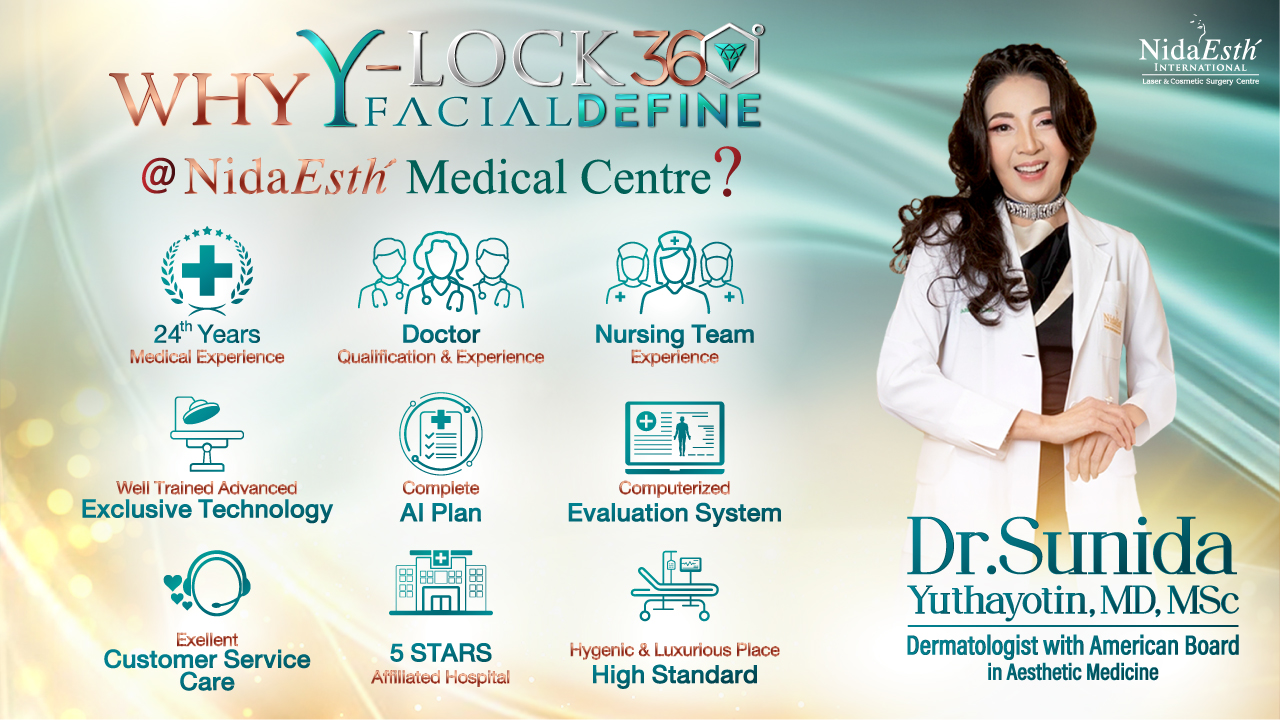 Why Y-Lock : 360 Degree Facial Define at Nida Esth’ Medical Centre?