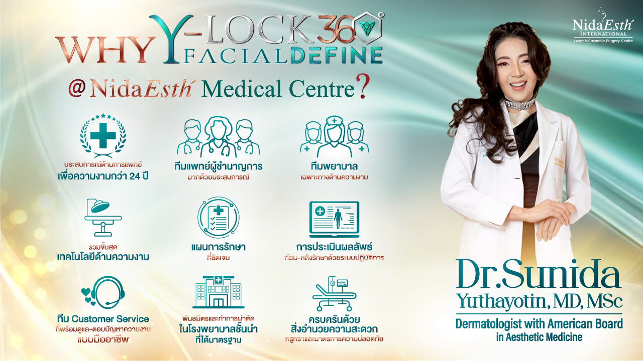 Why Y-Lock : 360 Degree Facial Define at Nida Esth’ Medical Centre?
